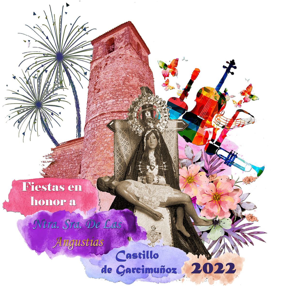 Fiestas patronales en honor a Nuestra Señora de las Angustias 2022 Castillo de Garcimuñoz